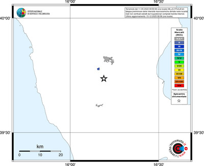 Mappa MCS - territori località