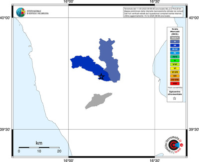 Mappa MCS - territori comuni