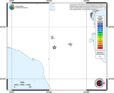 Mappa EMS - territori località