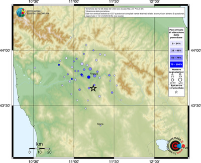 Mappa comuni con almeno 3 questionari