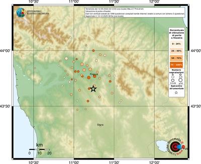 Mappa comuni con almeno 3 questionari
