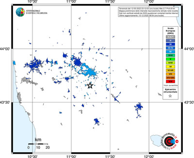 Mappa EMS - territori località