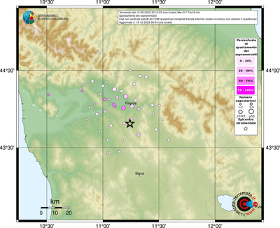 Mappa comuni con almeno 3 questionari