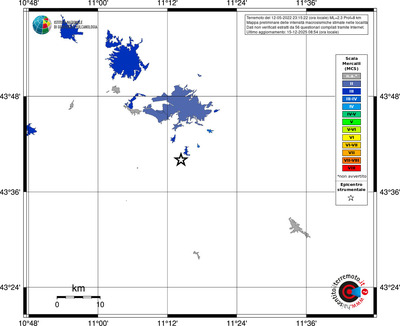 Mappa MCS - territori località