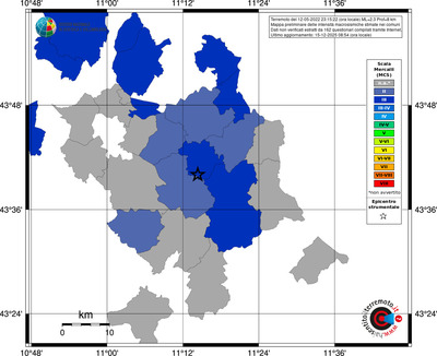 Mappa MCS - territori comuni