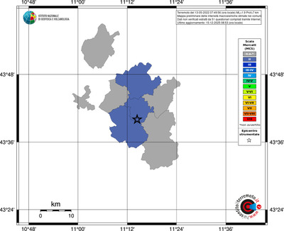 Mappa MCS - territori comuni