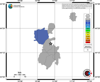 Mappa MCS - territori comuni