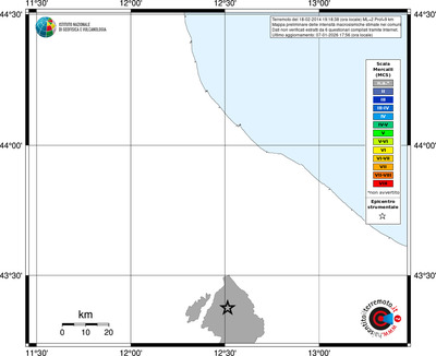Mappa MCS - territori comuni