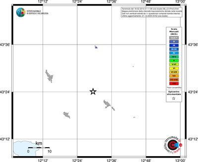 Mappa MCS - territori località