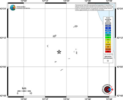 Mappa EMS - territori località
