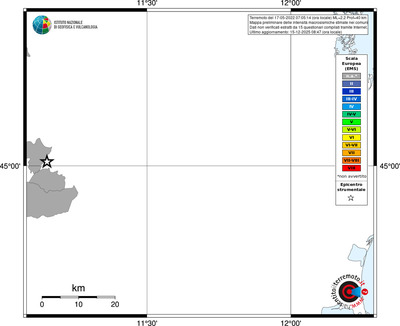 Mappa EMS - territori comuni