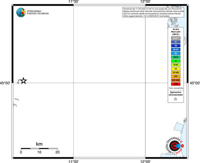 Mappa MCS - territori località