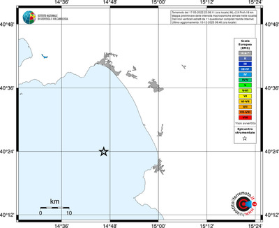 Mappa EMS - territori località