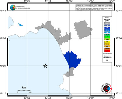Mappa EMS - territori comuni