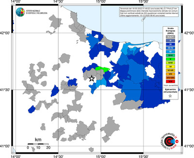 Mappa EMS - territori comuni
