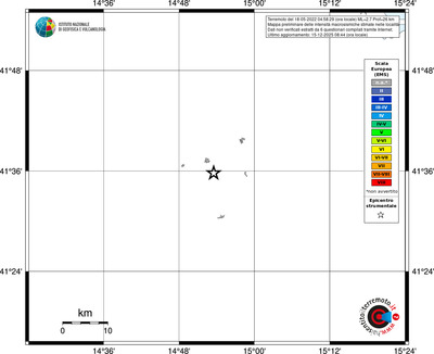 Mappa EMS - territori località