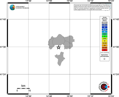 Mappa MCS - territori comuni