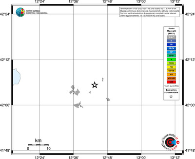 Mappa MCS - territori località