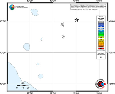 Mappa EMS - territori località