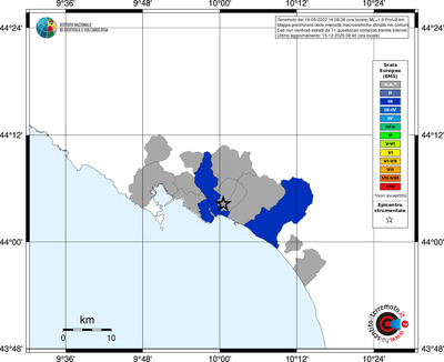 Mappa EMS - territori comuni