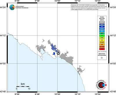 Mappa MCS - territori località