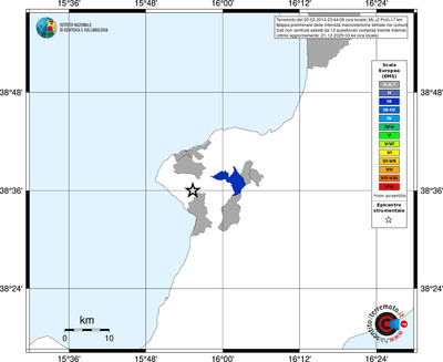 Mappa EMS - territori comuni