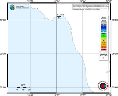 Mappa EMS - territori località