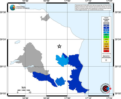 Mappa EMS - territori comuni