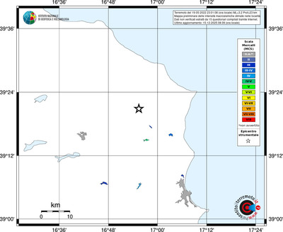 Mappa MCS - territori località
