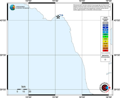 Mappa EMS - territori località