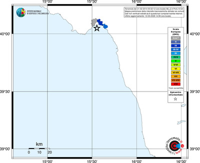 Mappa EMS - territori comuni