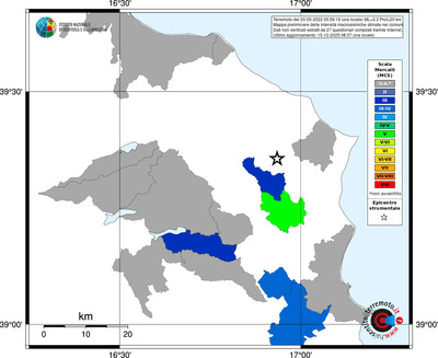 Mappa MCS - territori comuni