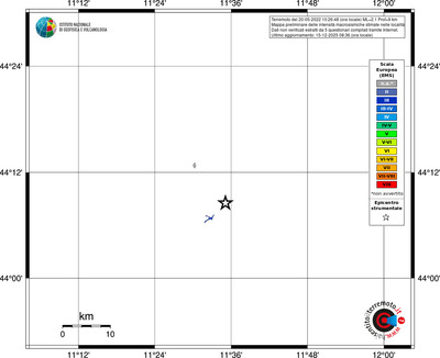 Mappa EMS - territori località