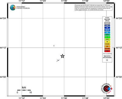 Mappa MCS - territori località