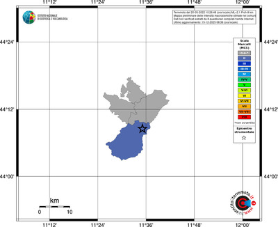 Mappa MCS - territori comuni