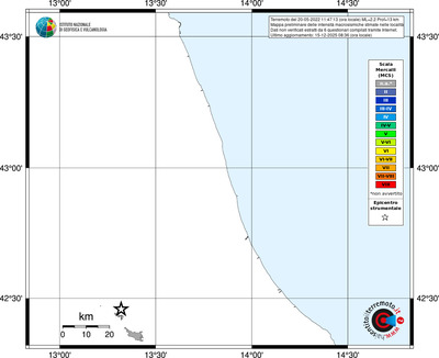 Mappa MCS - territori località