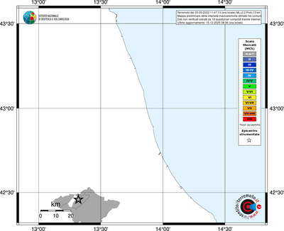 Mappa MCS - territori comuni