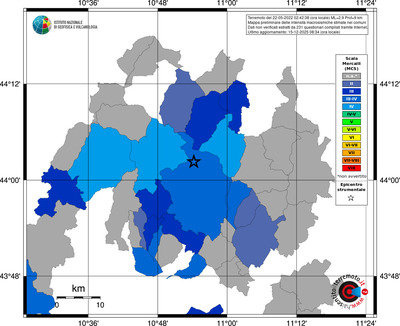 Mappa MCS - territori comuni