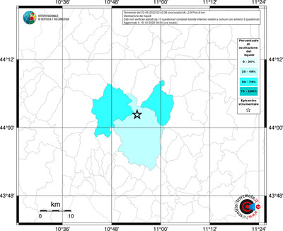 Mappa territorio comunale con almeno 3 questionari