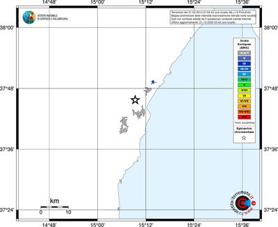 Mappa EMS - territori località
