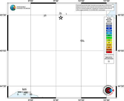 Mappa MCS - territori località