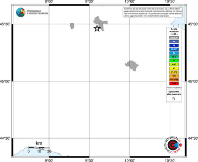 Mappa MCS - territori comuni