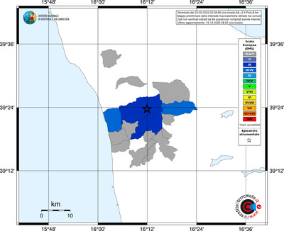 Mappa EMS - territori comuni