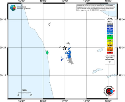 Mappa MCS - territori località