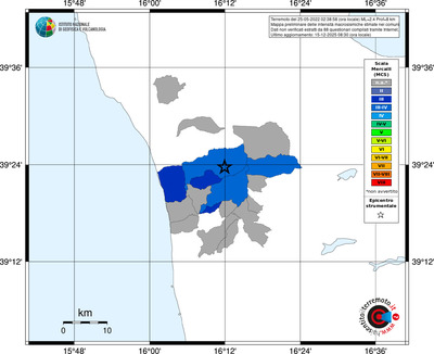 Mappa MCS - territori comuni