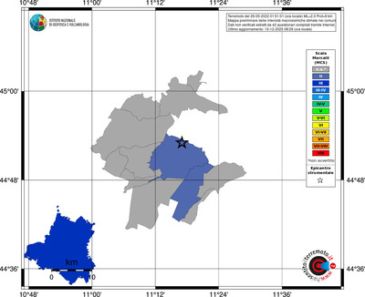 Mappa MCS - territori comuni