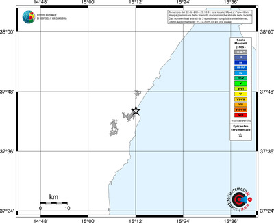 Mappa MCS - territori località