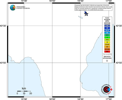 Mappa EMS - territori località