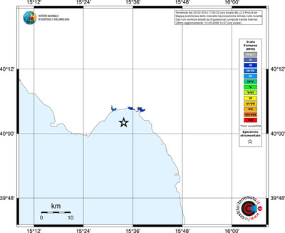 Mappa EMS - territori località