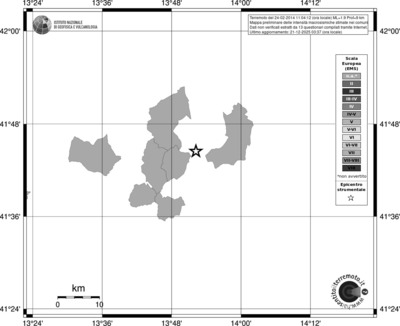 Mappa EMS - territori comuni